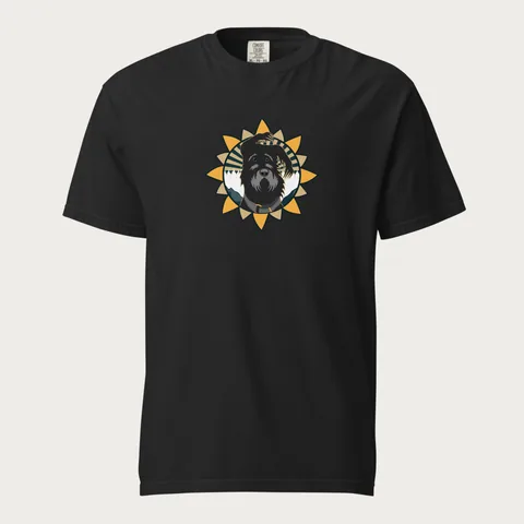 Garment-Dyed Heavyweight Tee with the Bumba dog badge