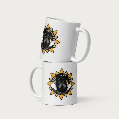 Mug with the Bumba dog badge