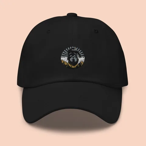 Dad Cap with the Bumba Original Bumba dog badge
