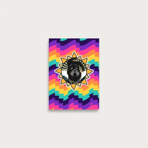Poster A2 with the Bumba dog badge