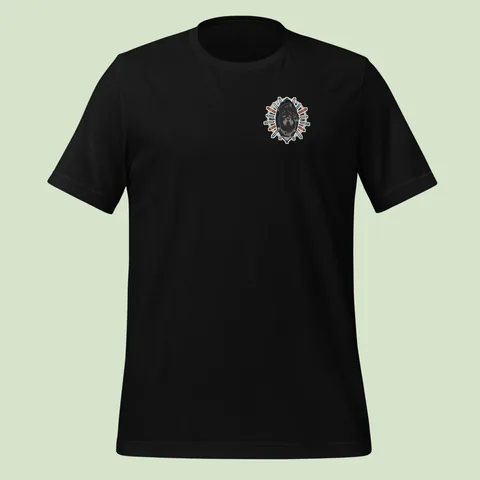 Classic Tee with the Moonwalker Bumba dog badge