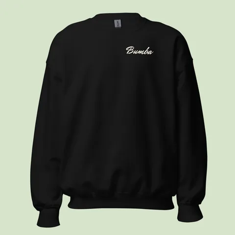 Crewneck Sweatshirt with the Third Eye Bumba dog badge