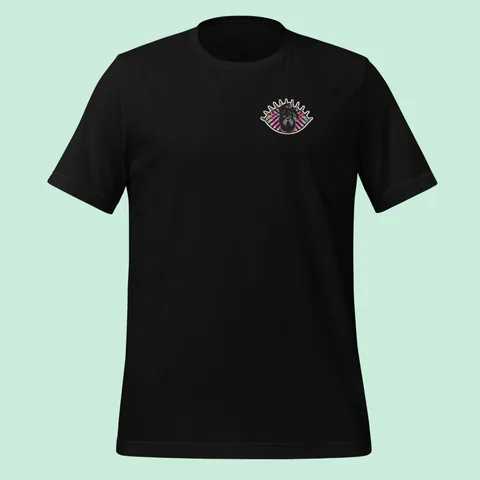 Classic Tee with the Third Eye Bumba dog badge